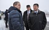 Глава района Владимир Мищенко рассказал врио губернатора Приморского края Андрею Тарасенко о ходе строительства моста через реку Мельгуновка