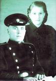 Супруги Белобровы вскоре после свадьбы (1960 г.)